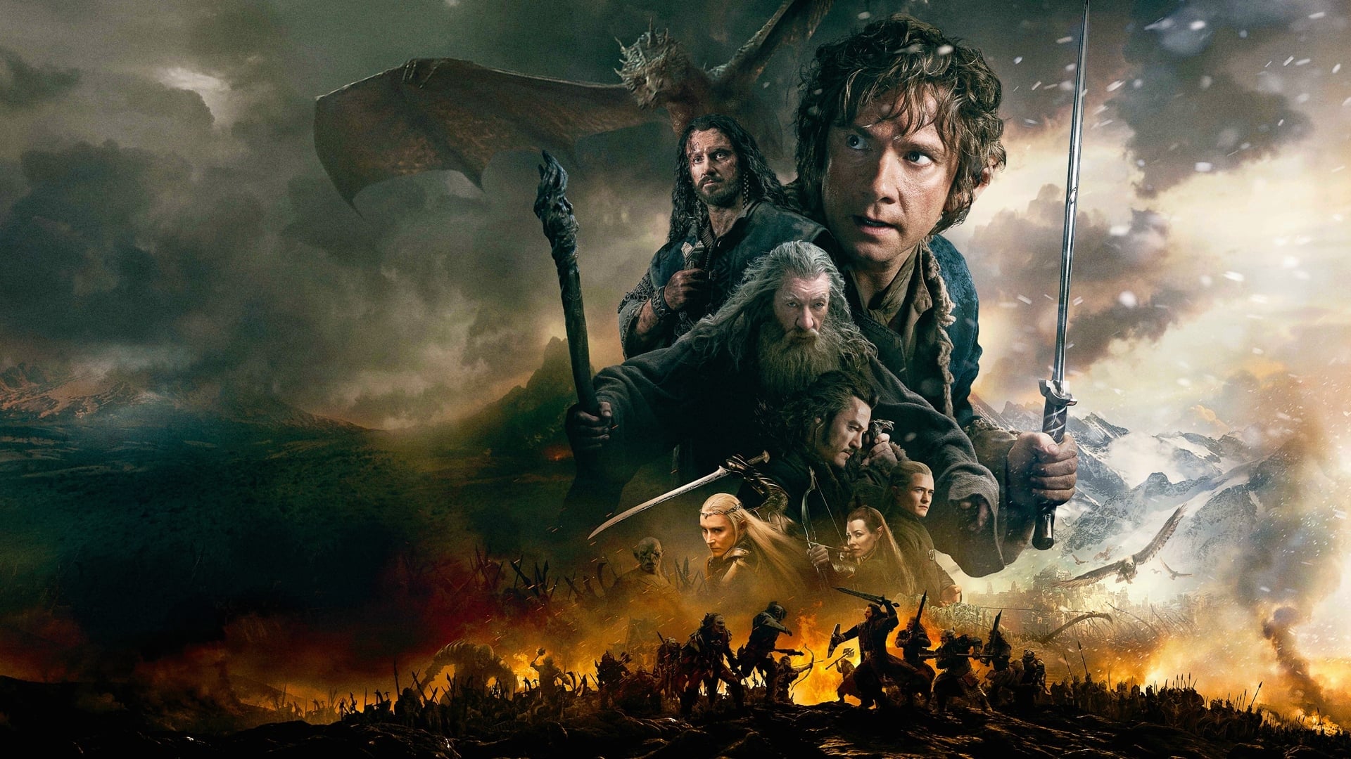 دانلود فیلم هابیت: نبرد پنج سپاه The Hobbit: The Battle of the Five Armies 2014