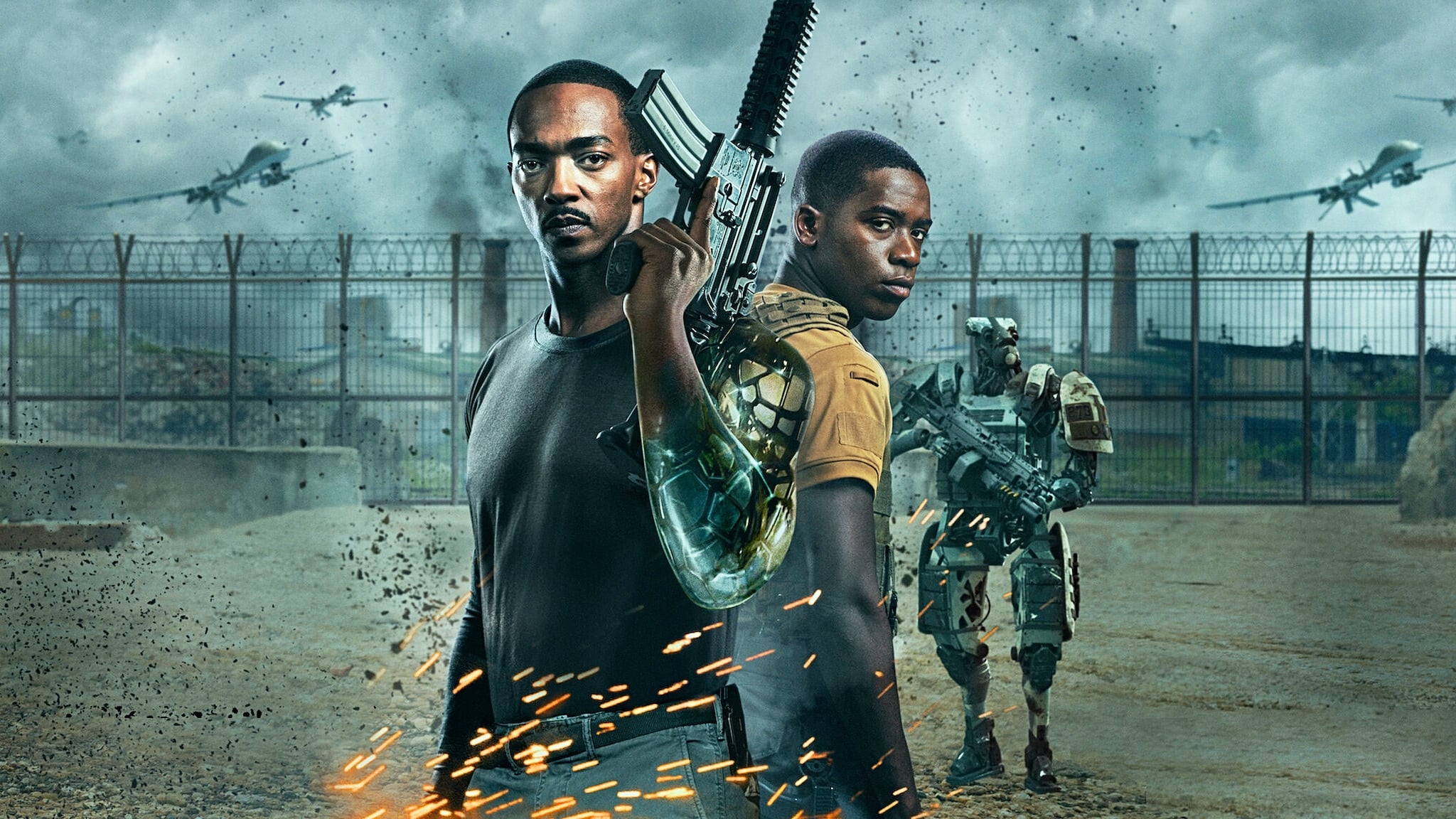 دانلود فیلم خارج از حفاظ Outside the Wire 2021